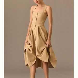 NWT Maeve Square-Neck Buttondown Dress - 2P